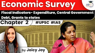 Economic Survey 2022 - Chapter 2 | Fiscal Indicators - Expenditure, Central Government Debt | UPSC