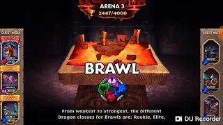 Rise of berk : push trophy in arena 3