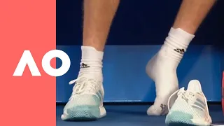 Tsitsipas' wardrobe malfunction | Australian Open 2019