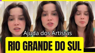 Juliette junto com outros ARTISTAS se M0BILIZAM para ajudar V!T!M4S das Chuvas no Rio Grande do Sul.