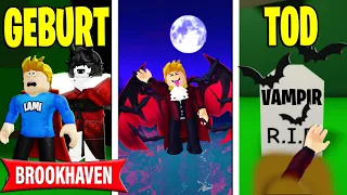 GEBURT bis TOD von VAMPIR in BROOKHAVEN! (Roblox Brookhaven 🏡RP | Story Deutsch)