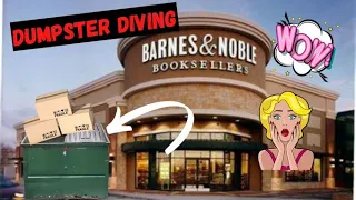 MYSTERY BOX FROM BARNES & NOBLES - DUMPSTER DIVING!   FREE HAUL MARCH 2022