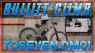 Bullitt Climb! Riding a TOSEVEN DM01 powered Ebike up Lombard Street!