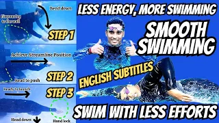 How To Swim With Less Effort - Swimming Tips For Beginners In Hindi/English, Swimming Training