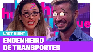 Ele é ENGENHEIRO DE TRANSPORTES!?!? | Entrevista com Especialista | Lady Night | Humor Multishow