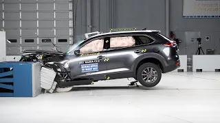 2021 Mazda CX-9 updated moderate overlap IIHS crash test