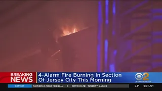 4-Alarm Fire In Jersey City
