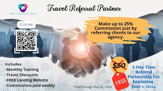 Welcome Better Tham Blessed Travels Referral Partner‼️🏖️✈️🙌#travelagentappreciationmonth #discounts