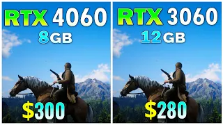 RTX 4060 vs RTX 3060 - Test in 10 games at 1080P max settings