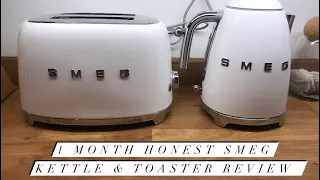 1 Month Honest SMEG Kettle and Toaster Review