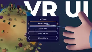 I made an UI for my VR GAME