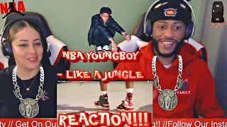 CAN'T STOP HIM!! NBA YOUNGBOY - LIKE A JUNGLE (OUT NUMBERED) REACTION "DID HIS THING ON THIS SONG!!"