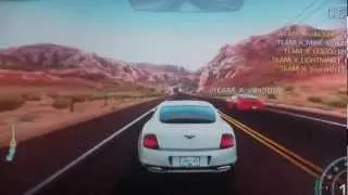 Need For Speed Hot Pursuit Multiplayer Gameplay #9 "Bentley Only"-TEAMX