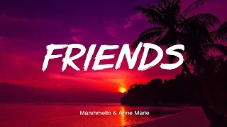 Marshmello & Anne-Marie - FRIENDS (Lyric Video)