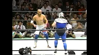 Dynamite Kid, Kuniaki Kobayashi & Dos Caras vs. Tiger Mask, Mil Mascaras & Great Sasuke (10.10.1996)