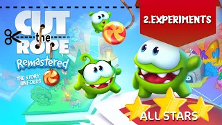 Cut the Rope Remastered: 2. Experiments Complete 3 Stars, Apple Arcade Walkthrough