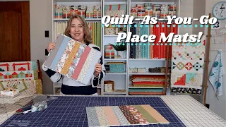 Quilt-As-You-Go Place Mat Tutorial