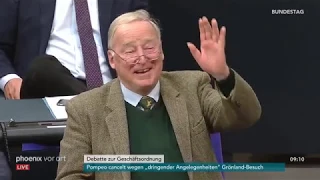 Debatte zur Fest­stellung der Tages­ordnung  im Bundestag am 09.05.19