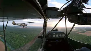 PIPER L4 Formation Flight