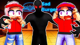 We worked the night shift at Sad Burger! | Roblox