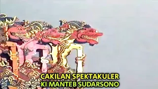 PERANG KEMBANG CAKILAN DOBEL 4, KI MANTEB SUDARSONO MAESTRO SABET SETAN WAYANG KULIT