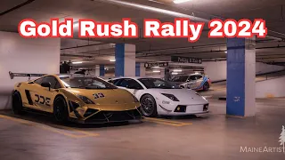 Gold Rush Rally Boston 2024! DDE, Lamborghini SVJ, Ferrari F1 Car, And More!! Part 1/2
