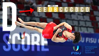 Kazuma Kaya - D score (Floor Exercise) -  World University Games 2023