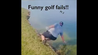 Funny golf fails compilation part 2!!!! | golfeRules