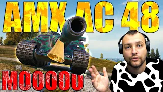 AMX AC 48 Buffed: Tier 8 Cow in Action! | World of Tanks