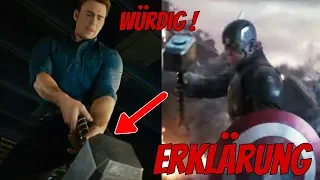 Darum kann Captain America Thors Hammer heben