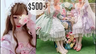 Try On $500+ Elegant Lolita Dress!  The Romantic Vintage Classic Lolita OP Dress!