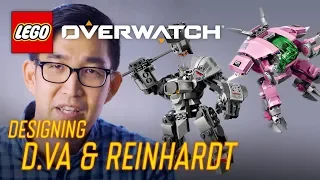 How LEGO Overwatch Was Designed - D.Va & Reinhardt