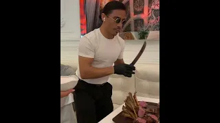 #Saltbae #Cutting #Steak at #Nusret #Restaurant