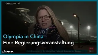 Tamara Anthony aus Peking zu den Olympischen Winterspielen in China am 04.02.22