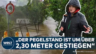 HOCHWASSER IN BAYERN: Elf Grad und Dauerregen – "Der Pegelstand ist um über 2,30 Meter gestiegen"