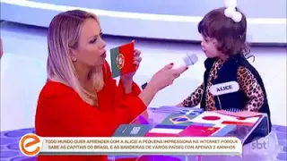 Programa Eliana (15/03/2020) Menina Sabe Todas as Capitais