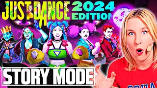 JUST DANCE 2024 ⭐ full STORY MODE playthrough! ⭐ 100% lore, Night Swan is back!! 😱
