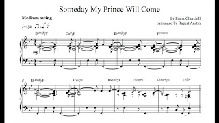 Someday My Prince Will Come. Arranged for solo piano.