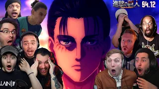THE YEAGERISTS | ATTACK ON TITAN FINAL SEASON 4 EPISODE 12 / 71 BEST REACTION COMPILATION
