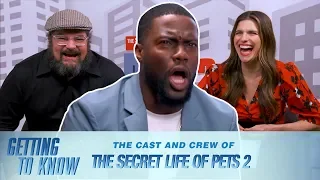 Does Kevin Hart Let His Pets Sleep in Bed with Him? | The Cast of The Secret Life of Pets 2