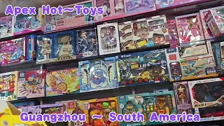 Toys from Guangzhou wholesale market to South America