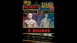 Mason Shaw V Ben Heap - BMA Fight Night 5 Boxing Main Event (2/12/2023)