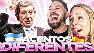 ESPAÑOLES REACCIONAN a LOS ACENTOS ARGENTINOS 🇦🇷 Ft Luis Landriscina