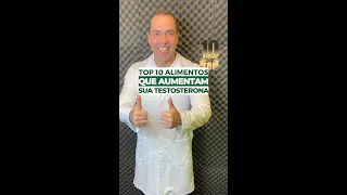 TOP 10 ALIMENTOS QUE AUMENTAM A TESTOSTERONA NO CORPO