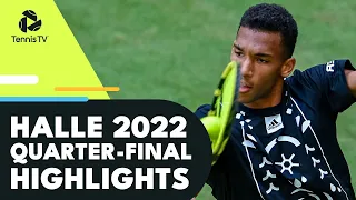 Medvedev, Auger-Aliassime, Kyrgios Headline the Last Eight | Halle 2022 Quarter-Final Highlights