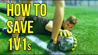 How To Save 1v1s - Goalkeeper Tips and Drills - 1v1 Tutorial