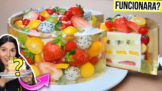 PASTEL VIRAL DE FRUTAS CON GELATINA: DESMINTIENDO RECETAS (PASTEL ENCAPSULADO) - Caro Trippar