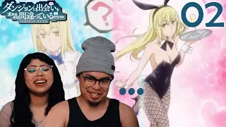 FAN SERVICE IS OVER 9000 | DANMACHI SWORD ORATORIA EPISODE 2 REACTION AND REVIEW!