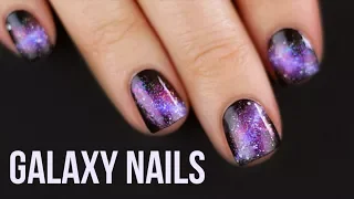 EASY HOLO GALAXY NAIL ART DESIGN DIY || KELLI MARISSA