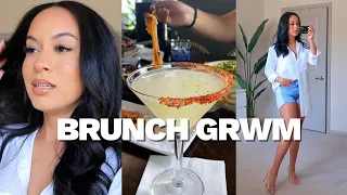 Brunch Get Ready With Me: Hair, Makeup, Outfit | Marie Jay